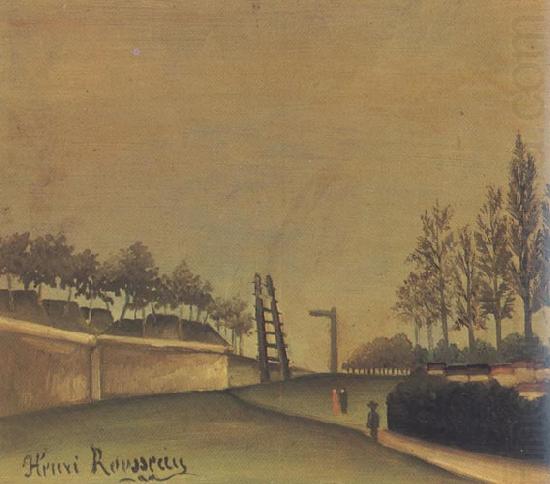 Henri Rousseau View of Vanves to the Left of the Gate of Vanves china oil painting image